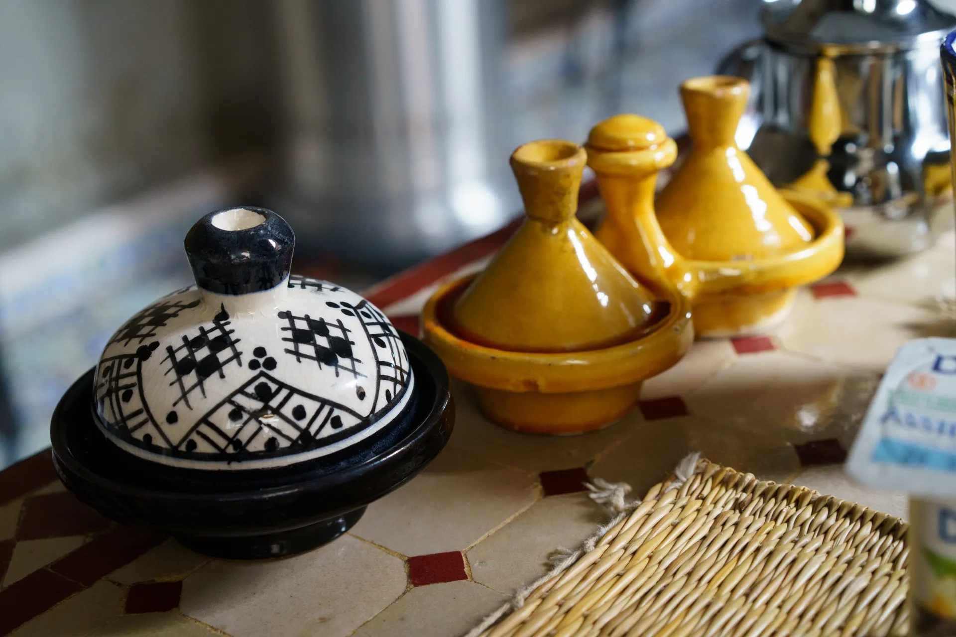 ジャムなどの入れ物、タジンの形でかわいい