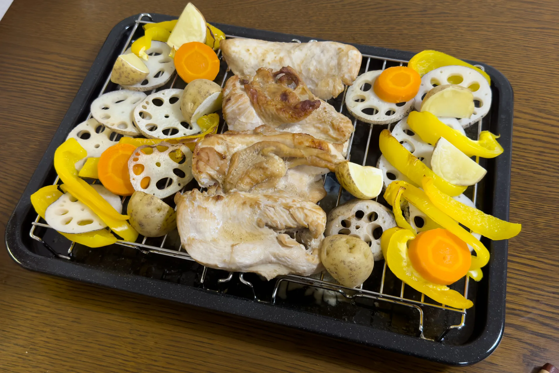 野菜はちょっと乗せすぎたかも
